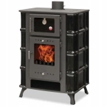 Piec kuchenka kuchnia westfalka z piekarnikiem i płaszczem wodnym 10kW (średnica wylotu spalin: 150 mm, kolor: czarny) - spełnia anty-smogowy EkoProjekt 04483326