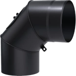 Kolano stalowe Ø130 mm, 90°, 2 mm – ruchome, kominowe 30066830