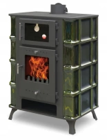 Piec kuchenka kuchnia westfalka z piekarnikiem 8,5kW (średnica wylotu spalin: 150 mm, kolor: zielony) - spełnia anty-smogowy EkoProjekt 04483316