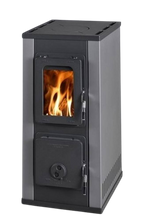 Piec wolnostojący Thorma 2,5-8,5 kW na drewno i brykiet (spaliny: tył) - spełnia anty-smogowy EkoProjekt 88879698