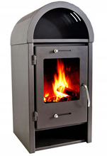 Piec wolnostojący stalowy 7-10kW na drewno (średnica wylotu spalin: 120mm) - spełnia anty-smogowy EkoProjekt 65882972