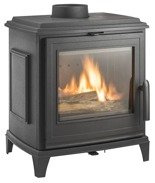 Piec wolnostojący 5kW Sedan S Plus (wylot spalin: góra, kolor: antracyt) - spełnia anty-smogowy EkoProjekt 86865693