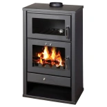 Piec piecyk kominek na drewno z płaszczem wodnym i piekarnikiem 14,1kW - spełnia anty-smogowy EkoProjekt 48283349